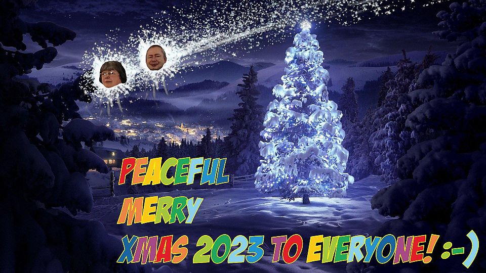 Friedliche und frhliche Weihnachten 2023
